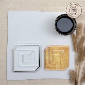 Square Cookie Cutter | Geometric Shape Cookie Cutter | Geometric Figure Cookie Cutter