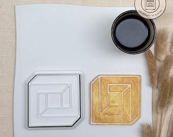 Square Cookie Cutter | Geometric Shape Cookie Cutter | Geometric Figure Cookie Cutter