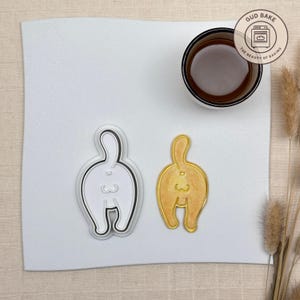 Cat Butt Cookie Cutter | Pet Birthday | K9 Treats Biscuit Cutter