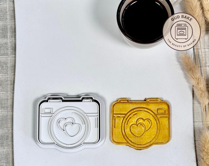Instant Camera Love Cookie Cutter | Anniversary Dinner | Love is in the Air Cookie Cutter