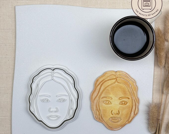 Jennifer Lawrence Cookie Cutter | Hollywood Actress Cookie Cutter | Celebrity Cookie Cutter