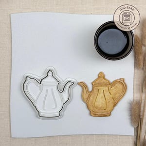 à l'emporte-pièce en forme de cafetière arabe | Fête de la bière | Tampon pâtissier Barista Life