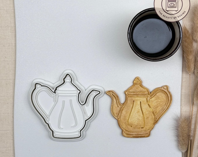 Arabic Coffee Pot Cookie Cutter | Oktoberfest | Barista Life Pastry Stamp