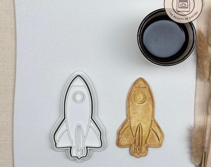 Space Shuttle Cookie Cutter for Astronaut Parties, Science Events, Space Themed Baking, Galactic Crafts, Rocket Cookies