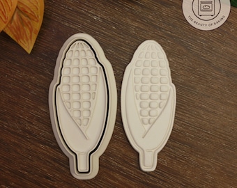 Corn Cookie Cutter - Ideal for Harvest Festivals, Farm Themed Baking, and Autumnal Celebrations