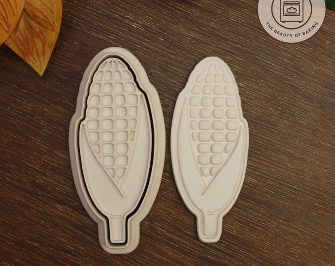 Corn Cookie Cutter - Ideal for Harvest Festivals, Farm Themed Baking, and Autumnal Celebrations