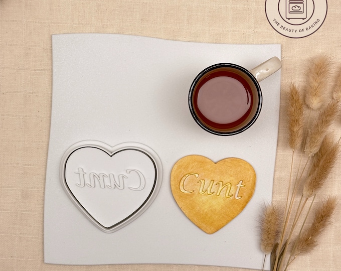 C*nt cookie cutter | Adult cookie cutter | Insult cookie cutter | Party ideas
