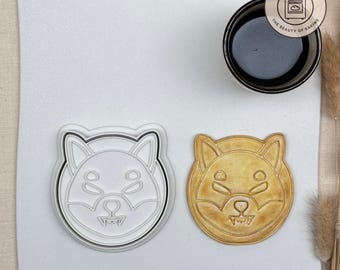 ShibaCoin Cookie Cutter | STEM Party | Science Cookie Stamp