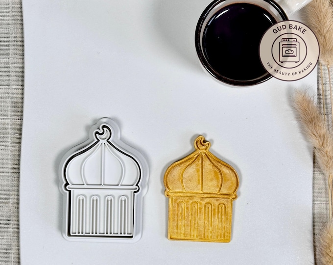 Muslim Mosque cookie cutter | Countries Flags Landmarks theme | Baking tool