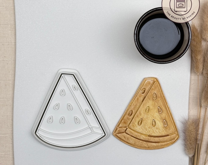Watermelon Cookie Cutter | Game Day | Yummy Pastry Stamp