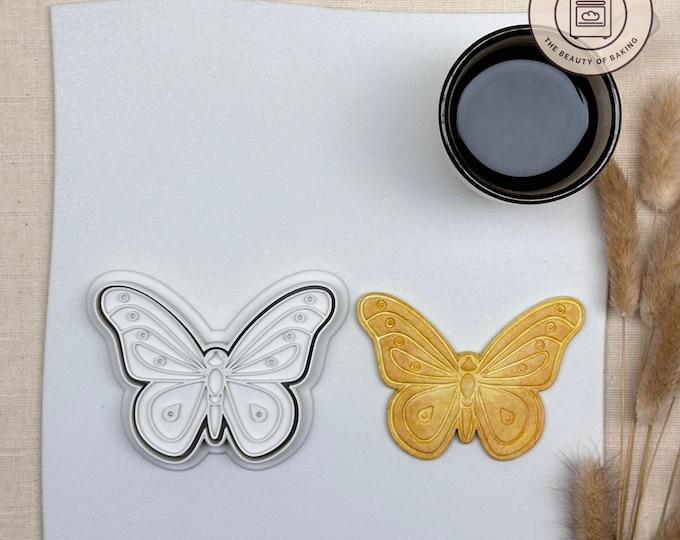 Butterfly Biscuit Cutter | Nature-Inspired Cookie Mold for Spring Celebrations, Garden Parties, Wildlife Baking Crafts