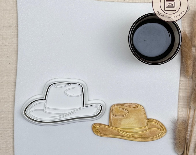 Cowboy Hat Cookie Cutter | Career Day | Work Life Cookie Stamp