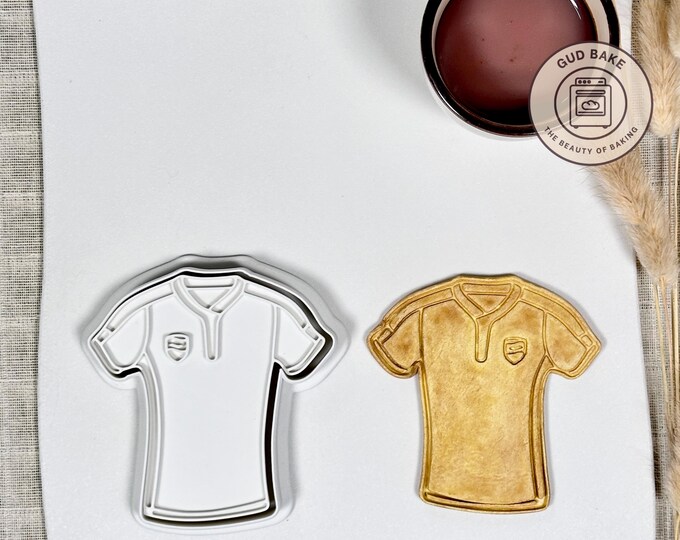 Football Jersey Cookie Cutter | Team Snack | Team Spirit Dough Cutter