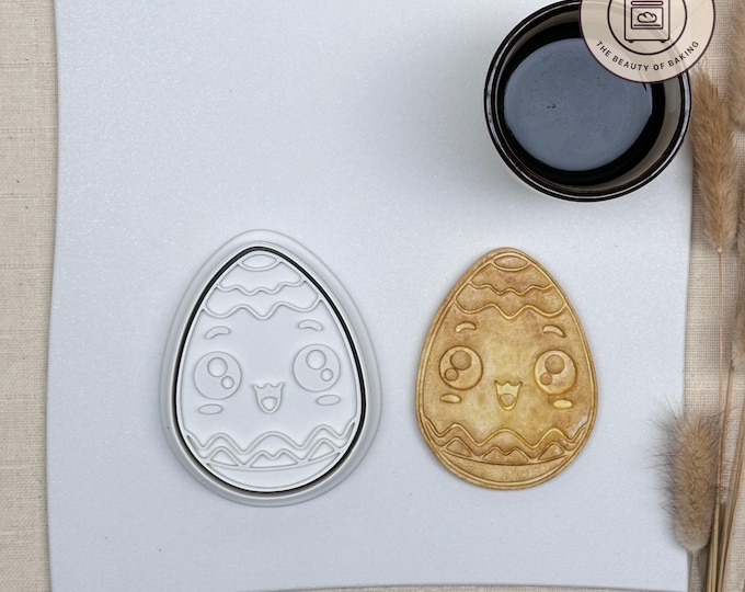 Easter Egg Cookie Cutter | Spring Fest | Pastel Spring Biscuit Cutter