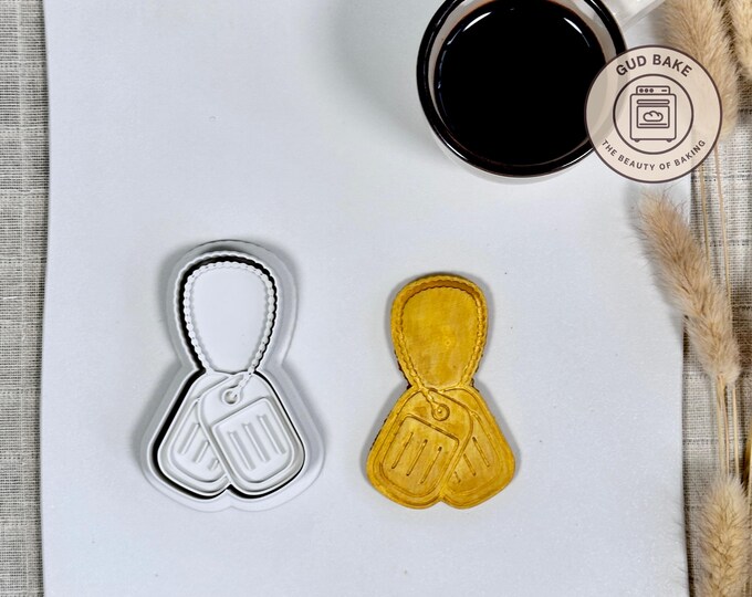 Military Nametag Cookie Cutter | Promotion | Professional Dough Cutter