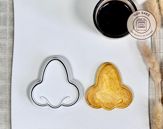 Human Nose cookie cutter | Nature Science Medical theme | Baking tool