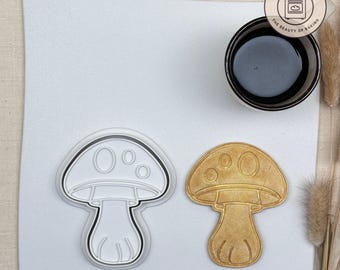 Mushroom Cookie Cutter | Spring Fete | Boho Chic Fondant Tool