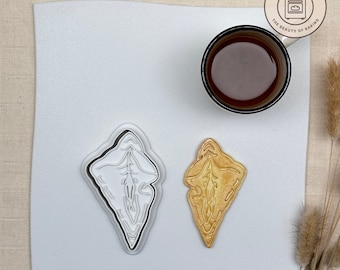 Detailed Vulva Cookie Cutter | Adult cookie cutter | NSFW cookie cutter | Bachelorette Party ideas