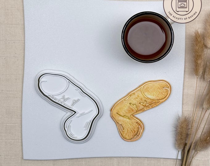 Penis Cookie Cutter | Bachelorette Party | Offensive Baking Biscuit Cutter
