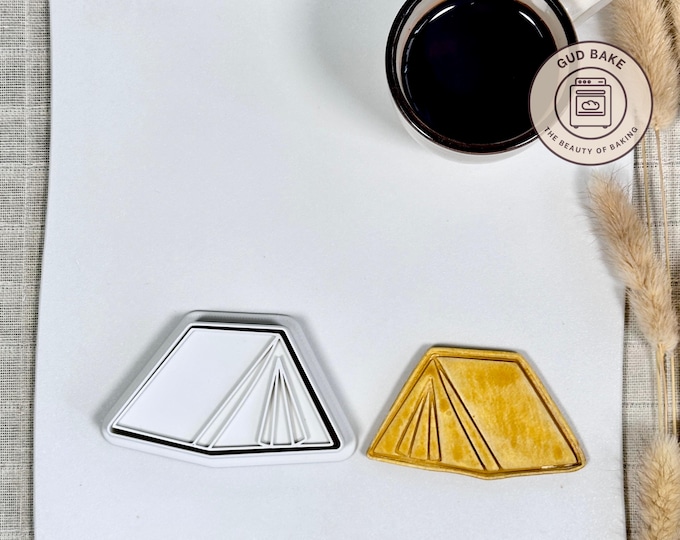 Outdoor Camping Tent Cookie Cutter | Birthday Gift | Active Cookie Stamp
