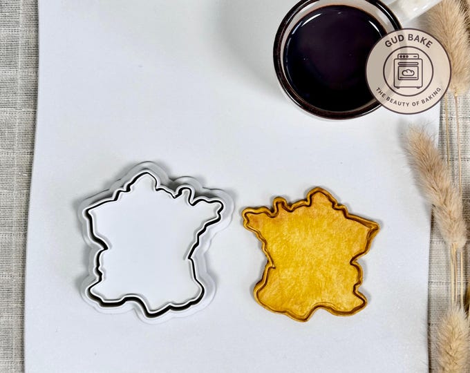 France Cookie Cutter | Study Abroad Send-off | Wanderlust Baking Mold