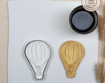 Hot Air Balloon Cookie Cutter for Adventure Themed Parties, Baby Showers, Travel Baking, Aerial Crafts, Sky High Cookies