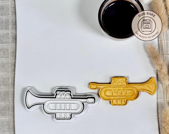 Trumpet Cookie Cutter | Birthday Gift | Active Baking Mold