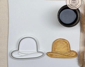 Bowler Hat Cookie Cutter - Vintage Style Baking Mold