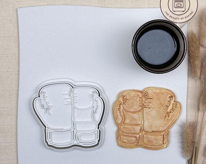 Boxing Gloves Cookie Cutter | Birthday Gift | Active Sugar Cookie Tool