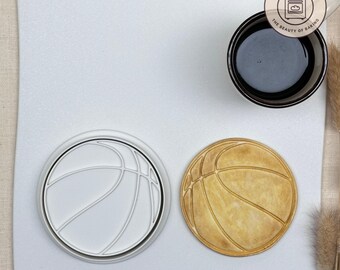 Basketball Cookie Cutter - Slam Dunk Shape for Sports Themed Parties, Fan Celebrations, and Athletic Baking Fun