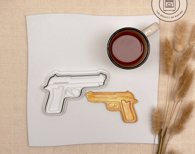 Glock Pistol Cookie Cutter | Pistol Cookie Cutter | Weapon Cookie Cutter | Party Ideas