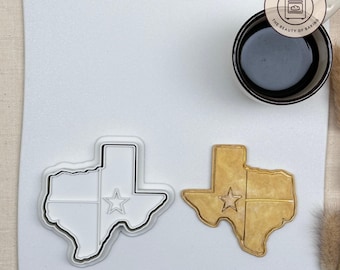 Texas Flag Cookie Cutter - Show Your State Pride with Lone Star Themed Baking, Patriotic Events, and Texan Parties
