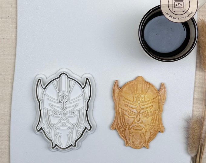 Viking Face Cookie Cutter | Olympic Watch | Wanderlust Baking Mold