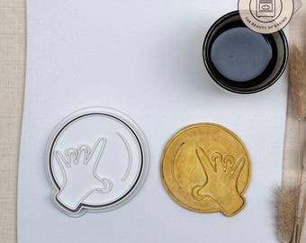 Bowling Ball Hand Cookie Cutter - Capture the Action of the Game with this Unique Baking Tool for Bowling Enthusiasts