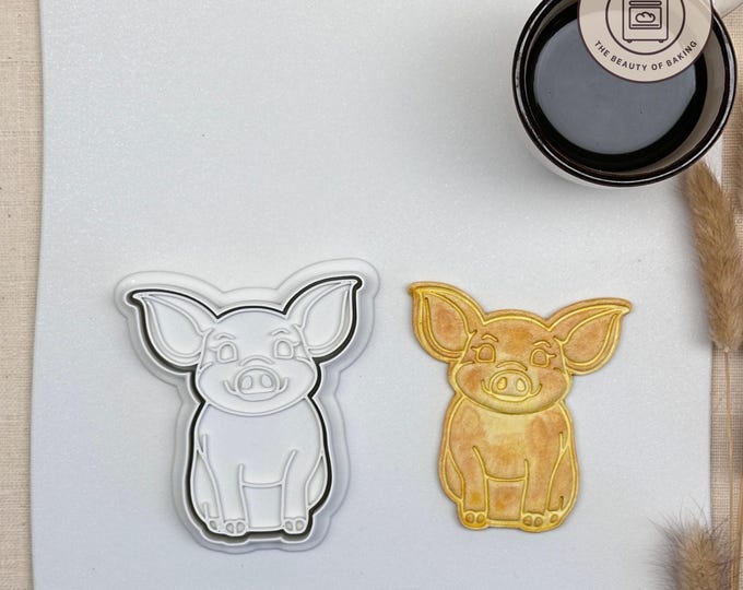 Chinese Zodiac Pig Cookie Cutter | Barnyard Bash | Barnyard Friends Dough Cutter