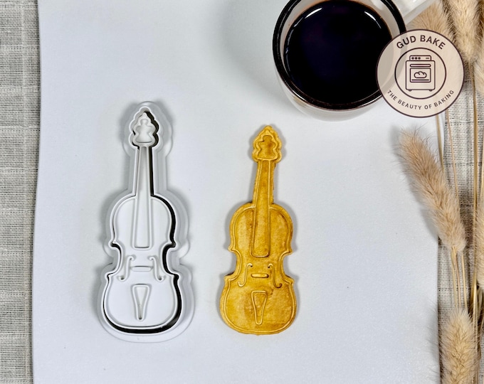 Violin cookie cutter | Sports Hobbies theme | Baking tool