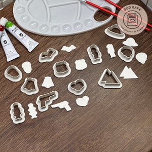 Adventure & Fantasy Clay Cutter Set - Space, Samurai, Route 66, Aliens for Imaginative Crafting