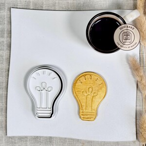 Light Bulb cookie cutter | Nature Science Medical theme | Baking tool