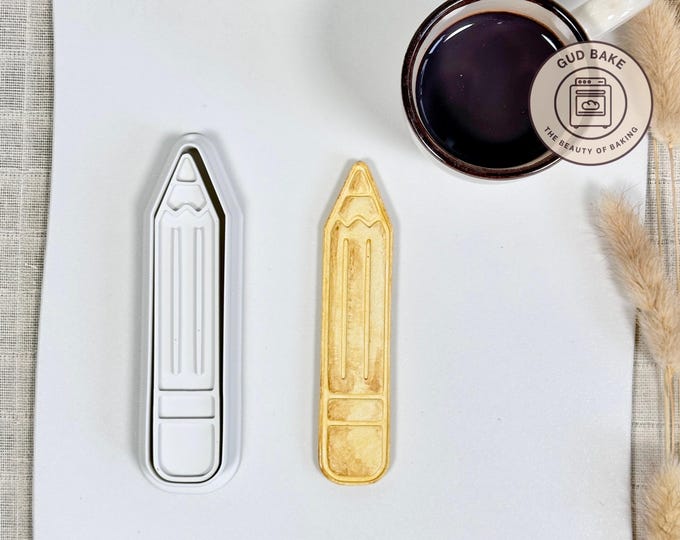 Kid Pencil Cookie Cutter | Gender Reveal | Newborn Fondant Tool