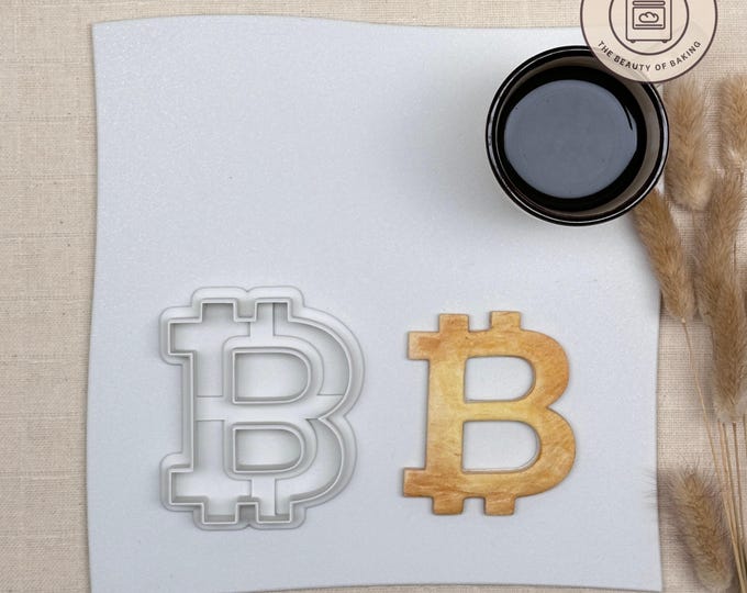 Bitcoin Cookie Cutter | Science Fair | Science Cookie Stamp
