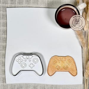 Moderne controller koekjesvormer | Gamerverjaardag | Fondant-tool Level Up