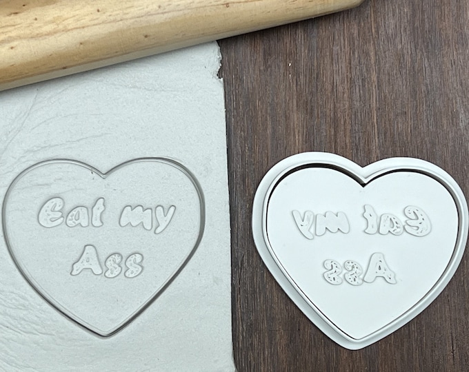 Eat my Ass cookie cutter | Adult cookie cutter | Insult cookie cutter | Party ideas