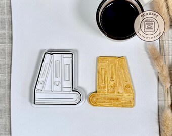 Study Books Cookie Cutter | STEM Party | Research Pastry Stamp