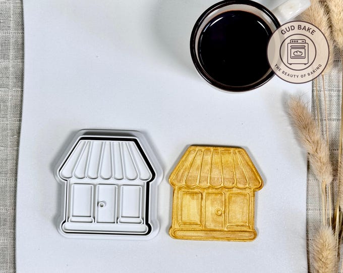 Convience Store cookie cutter | Jobs Professions theme | Baking tool