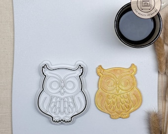 Owl Cookie Cutter | Woodland Owl  Cookies | Nocturnal Bird Cookie Cutter | Owl Lover’s Mold