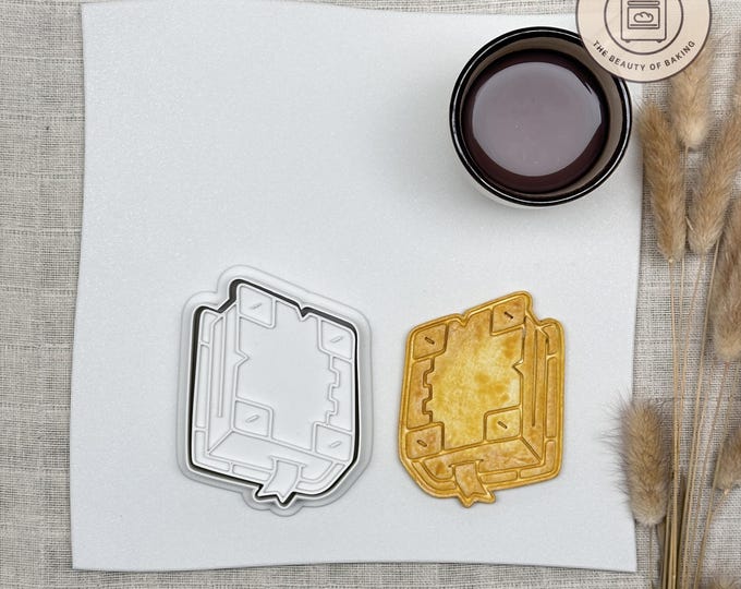 Vintage Book Cookie Cutter | Book Club Meetup | Enchanted Pastry Stamp