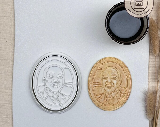 Martin Luther King Cookie Cutter - Honor Civil Rights, Educational Baking Tool