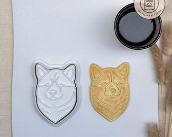 Shiba Inu Cookie Cutter - Adorable Dog Shape for Baking, Pet Lover Gifts, and Animal-Themed Events