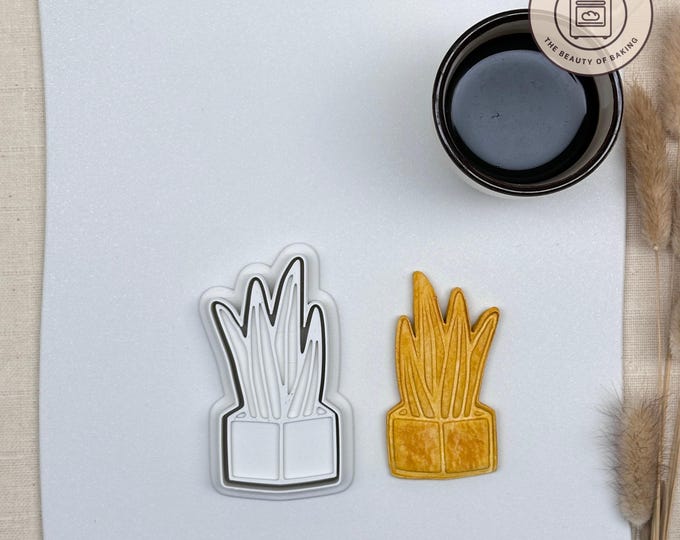 Echinocactus Cactus Cookie Cutter | Earth Day | Floral Pastry Stamp