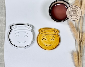 Emoji Angel cookie cutter | Birthday Number theme | Baking tool